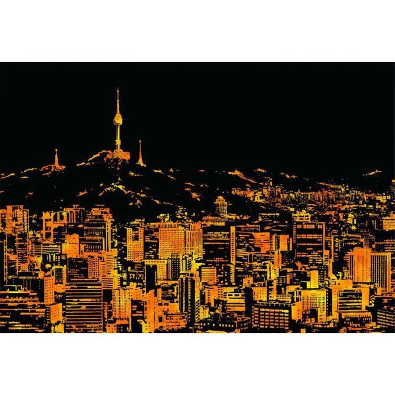 Magic Scratch Art Scratch Night View Painting Paper Board Premium Quality Educational Play Toys For All Ages