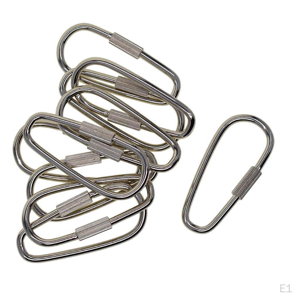 10 шт. брелок для ключей с винтовым замком