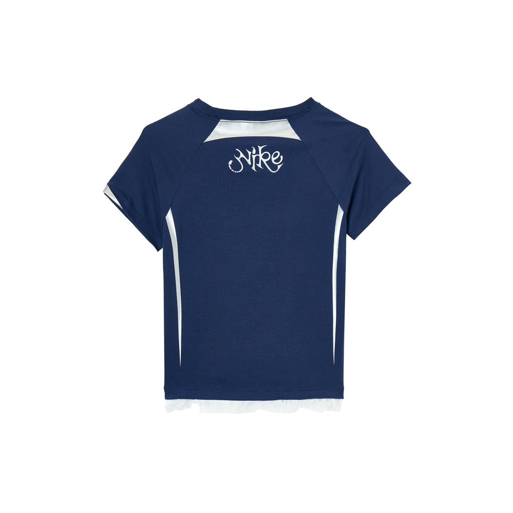 Nike Спортивная удобная футболка реглан с коротким рукавом Женские топы II1950410