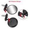 Зеркала мотоциклетные крепление на торцы руля зеркало заднего вида боковое 2 шт. аксессуары для мотоцикла