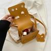 Cheese Shaped Mini Bags For Women New Cute Earphone Lipstick Purses And Handbags Female Small Crossbody Shoulder Bag