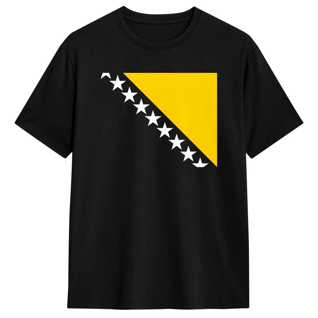 Bosnia and Herzegovina Bosnian Shield T-Shirt Summer Cotton T-Shirts For Trendy Cool Design Tee Shirt Short Sleeves Tees
