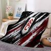 Fulham Football Crest Flannel Blanket, Soft Polyester, Modern Design, All-Season for Camping, Travel, Gifts for holidays or birthdays