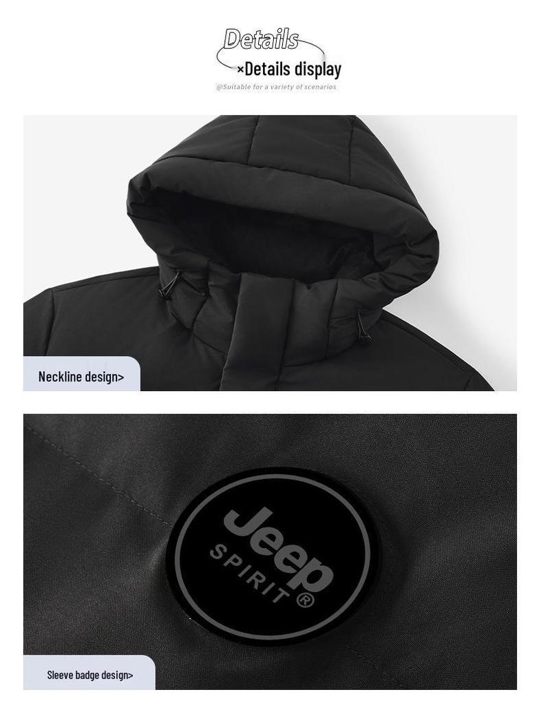 Теплая пуховая куртка Jeep Spirit для пар - Мужское и женское зимнее пальто с индивидуальным логотипом