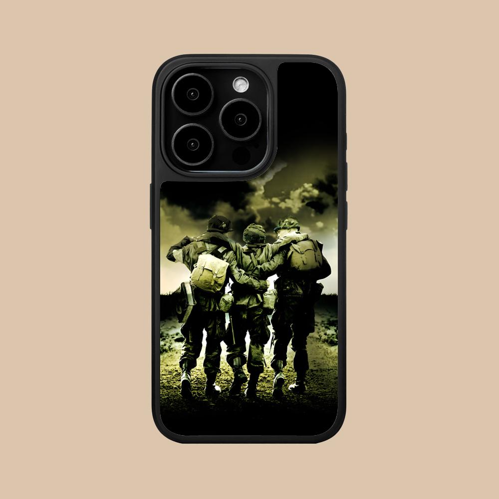 Band of Brothers Phone Case for iPhone 17 16 15 14 13 12 11 Air Pro Max Plus Matte Surface Cover