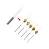 Набор чистящих игл 0,2/0,25/0,3/0,35/0,4 мм Гибкие гибкие засоренные сопла для очистки