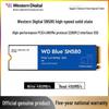 WD Blue SN580 NVMe M.2 SSD - High-Speed Storage for Notebooks & Desktops: 500GB, 1TB, 2TB