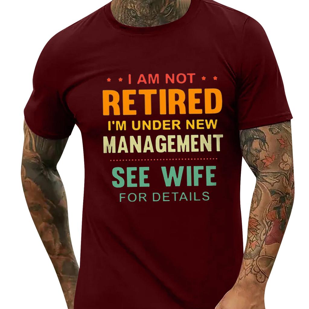 Men's  T-shirt T-shirts Graphic Text Pool3D Printing Street Casual Short Sleeve Printed Clothing Basic