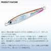 Daiwa (DAIWA) Tungsten Jig TG Bait 30 FH Glow Edge Silver
