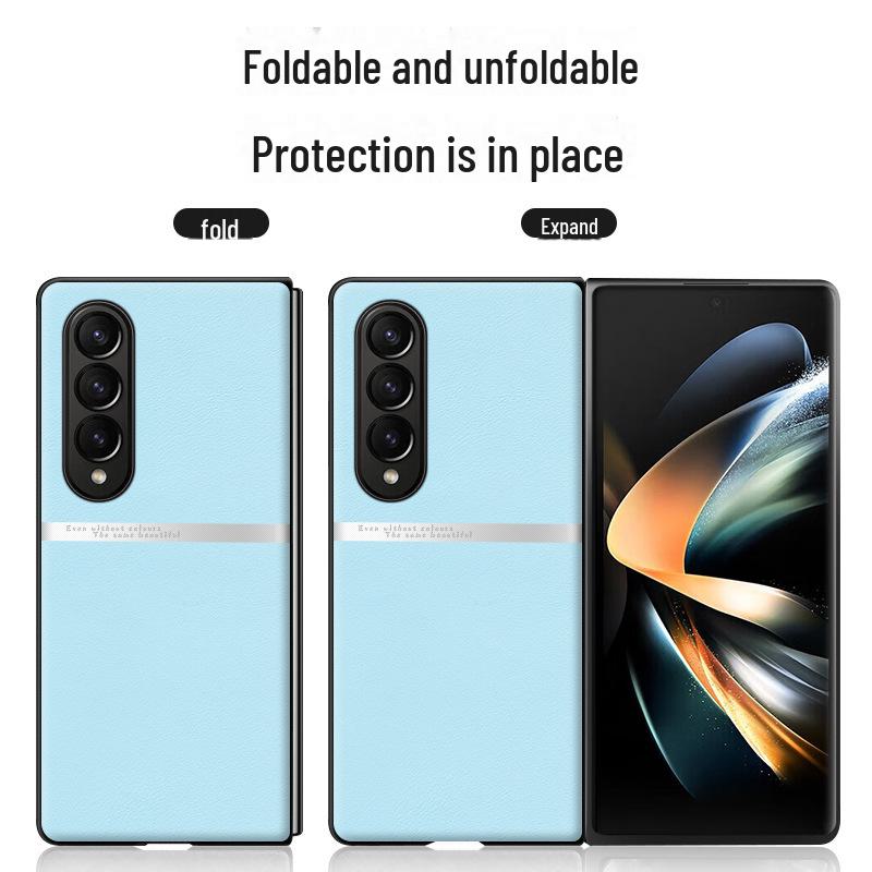 Чехол из жидкой кожи Samsung ZFold4: Защитный чехол от падения и обрастания — доставка целиком