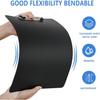 4pcs A4 Clipboard Folders, Black Plastic Writing Boards with Metal Rings, Durable Job Ticket Holders for Notes, Forms, Documents