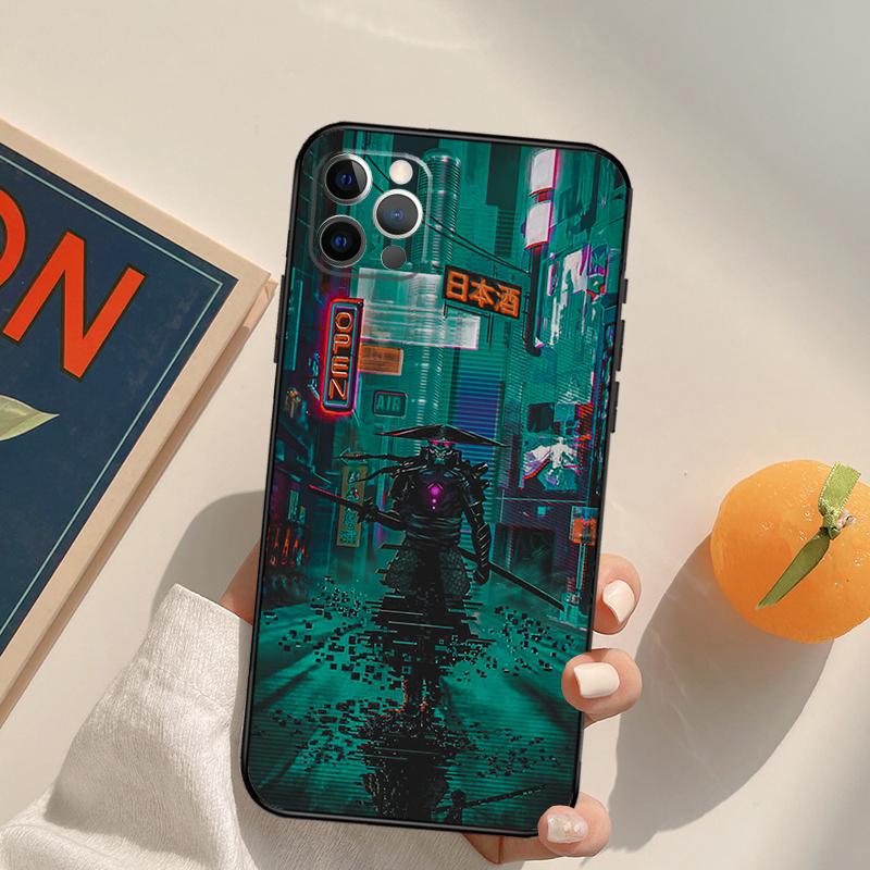Чехол Cyberpunks для iPhone 16 15 14 13 12 11 Pro Max XS XR X 12 13 Mini 16 15 Plus Fundas