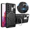 For Samsung Galaxy S20 FE 5G Case Magnetic Metal Ring Holder Armor Cases For Galaxy S20 FE 2022 S20FE Slide Lens Protect Cover