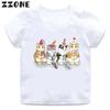 Cute Cat Drawing Print Kids Cartoon Funny TShirts Harajuku Casual Kawaii Baby Boys Summer T shirt Children Tops Girls Clothes