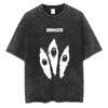 Soul Eater Manga T Shirt Death the Kid Print Tshirt Vintage Washed Streetwear  Women Clothes Oversized Cotton Tee Shirt