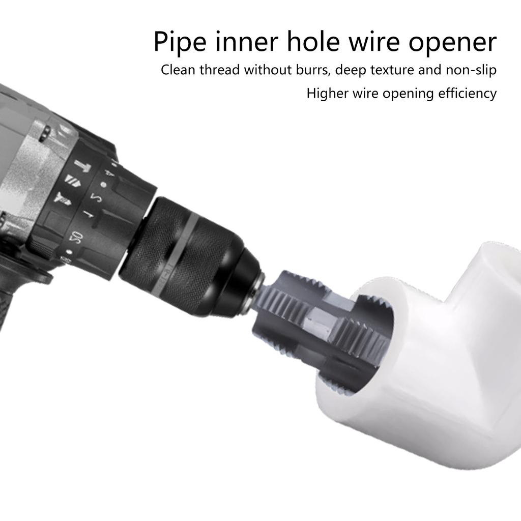 Внутреннее отверстие для сверления водопроводной трубы Двойные головки Труборез для ППР Нарезатель внутренней резьбы водопроводной трубы Электродрели Ручные инструменты