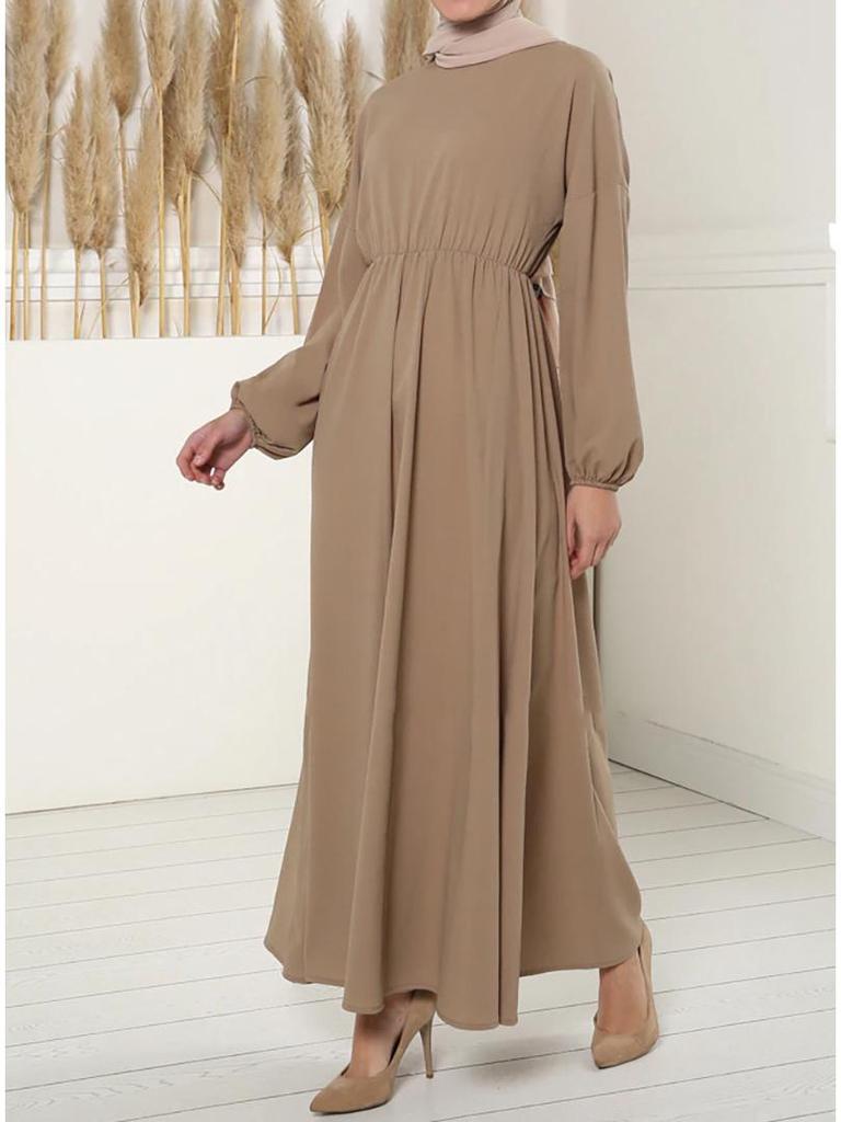 Batwing Sleeve Abaya: 2021 Middle Eastern Women's Long Dress