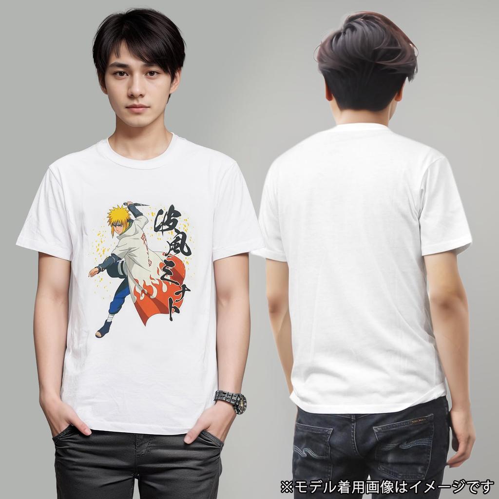 Футболка FinePlus с коротким рукавом Naruto Shippuden, Мерч Минато Намикадзе