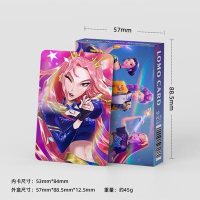 K-pop Охотники на демонов Милая лазерная карточка Мультяшное аниме Производные Периферийные Коллекционные Карты С Днем Рождения Вечеринка Подарок