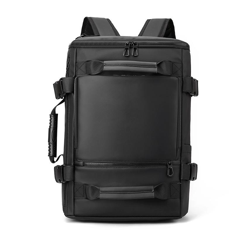 Men's Backpack Business Large Capacity Computer Bag Multifunctional Shoulder Crossbody Bag Hand Travel Backpack