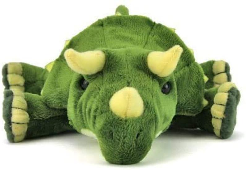 Калората Трицератопс Плюшевая игрушка Реалистичная игрушка динозавра Кукла Подарок Презент День рождения Рождественский подарок (Серия Nestling/Мягкое прикосновение) (Дважды проверено) /