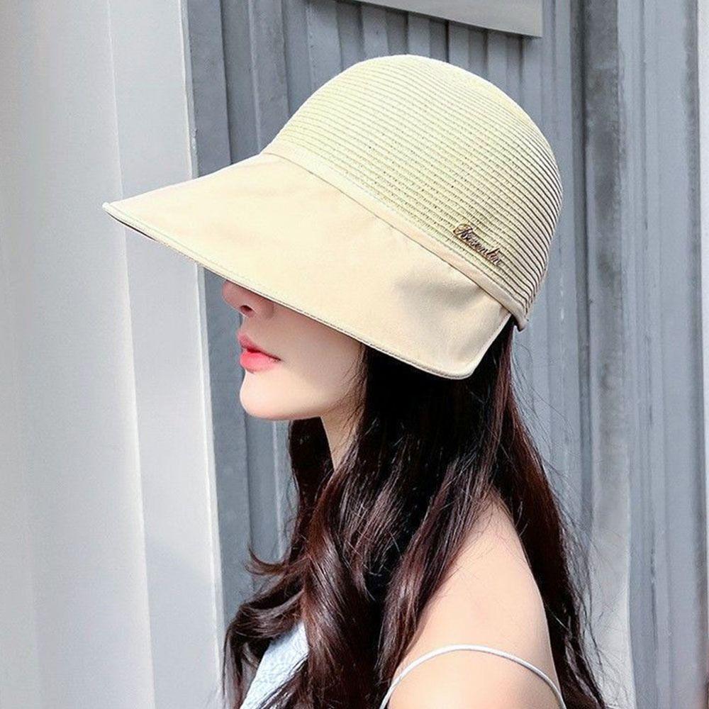Складная кепка от солнца с широкими полями, пляжная летняя панама для женщин
