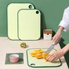 Dual-Sided Cutting Board Non-Slip Chopping Blocks Multi-functional Chopping Board with Raised Edges