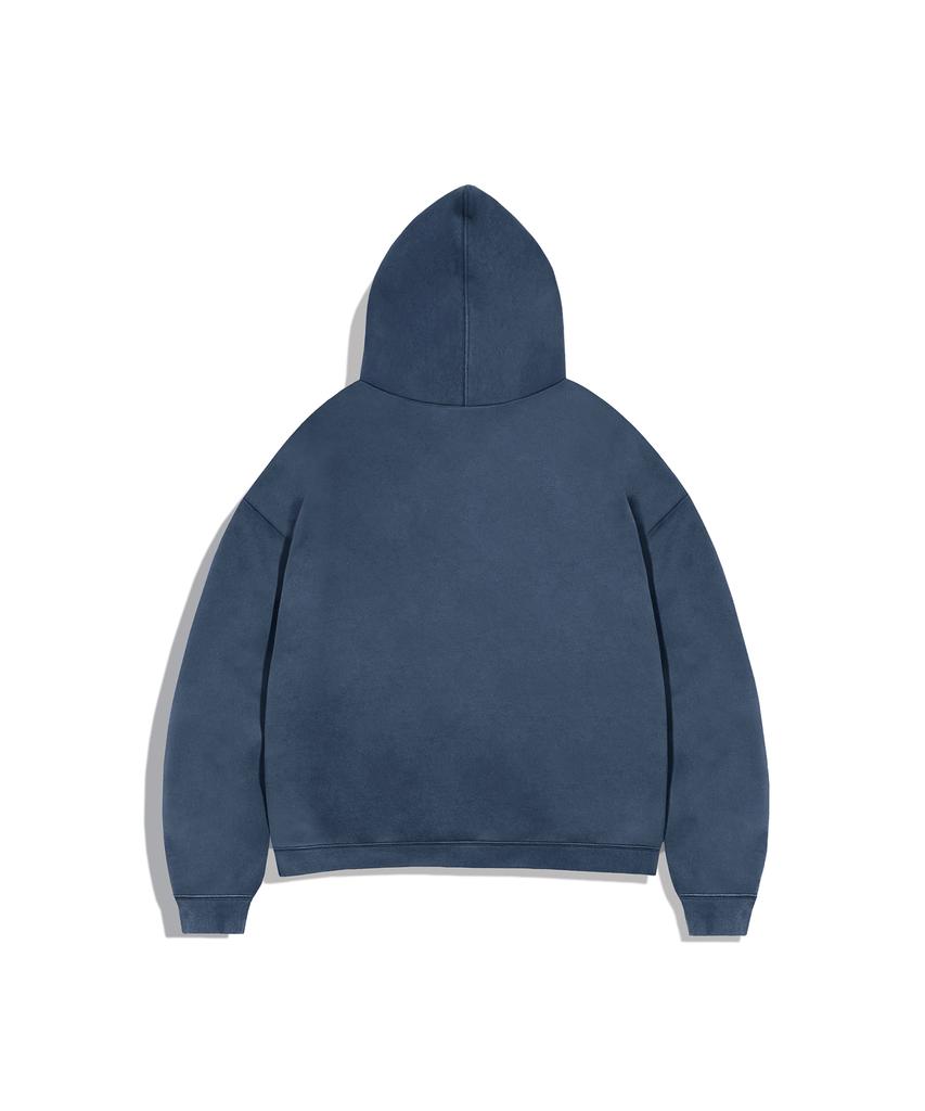 Худи на молнии Fluke Essential Pigment Crop Синий Fzt1038-Z