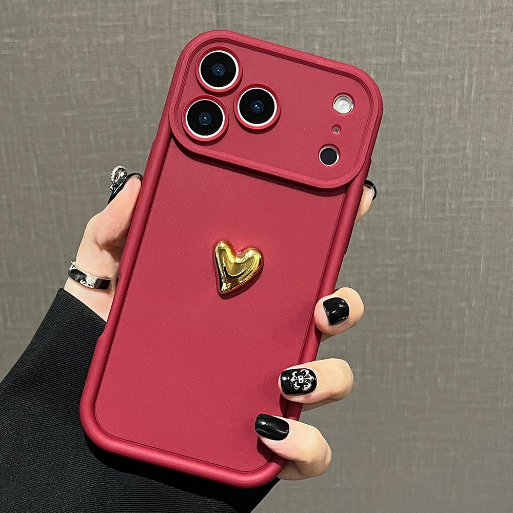 Чехол для Xiaomi Mi Poco X3 NFC X5 Pro 5g F3 M3 Girl 3D Gold Love Heart Matte Case X3pro X5pro Silicone Shockproof Back Cover Poko X 3