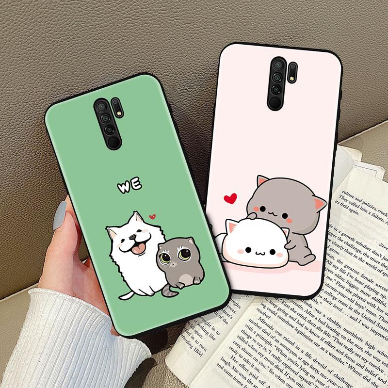 Cartoon Puppy Kitten Bunny Animal Pattern Soft Silicone Phone Case for Samsung Galaxy A50s IPhone Huawei Xiaomi Redmi Note 8 9 10 Pro OPPO Nokia Cover