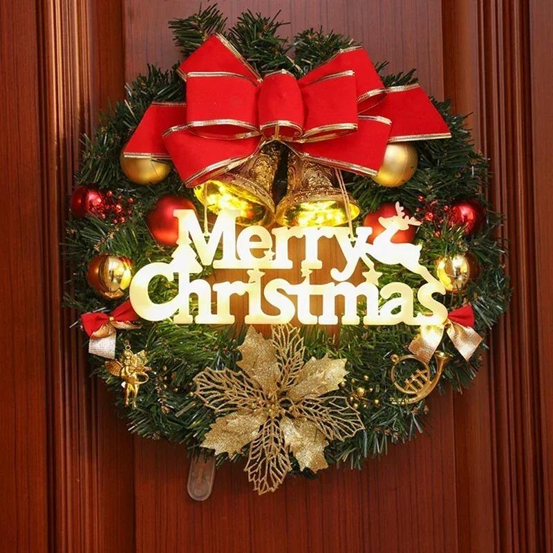 Светодиодная 3D надпись Merry Christmas, праздничное украшение для дома, декор