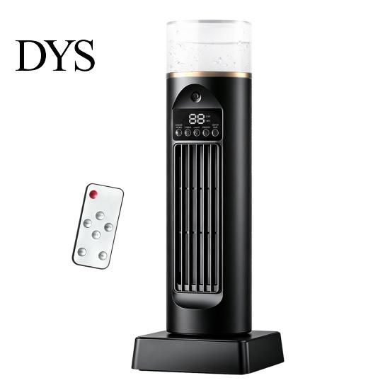 USB-вентилятор-башня Plug-and-Play, 6 скоростей, безлопастной охладитель воздуха и увлажнитель с универсальным пультом дистанционного управления, тихий настольный распылитель