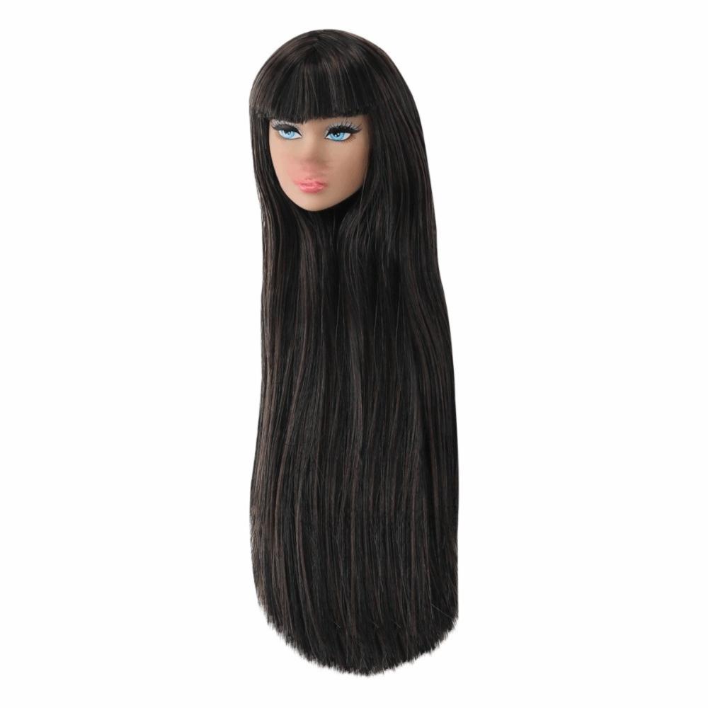 Белая Обычный Загар Кукольная Голова Длинные Волосы Голова Модной Куклы для 11,5-дюймового BJD Кукольного Тела