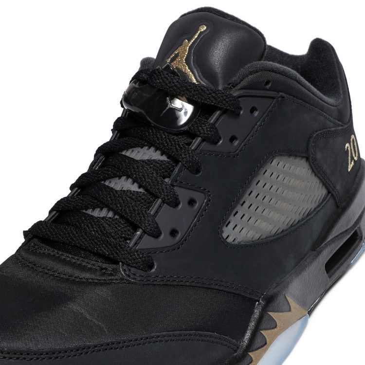 Men's Sneakers Jordan 5 Retro Low Wings Black/Metallic Gold