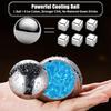 2pcs Espresso Cooling Ball, Reusable Metal Ice Cubes, Stainless Steel Frozen Ice Balls for Coffee, Whiskey & More Drinks,Chiller Gift for Birthday