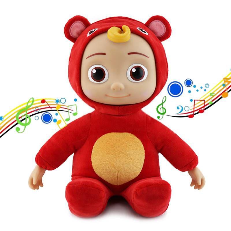 Плюшевая музыкальная игрушка Cocomelon Singing Jojo в кросс-дрессинге