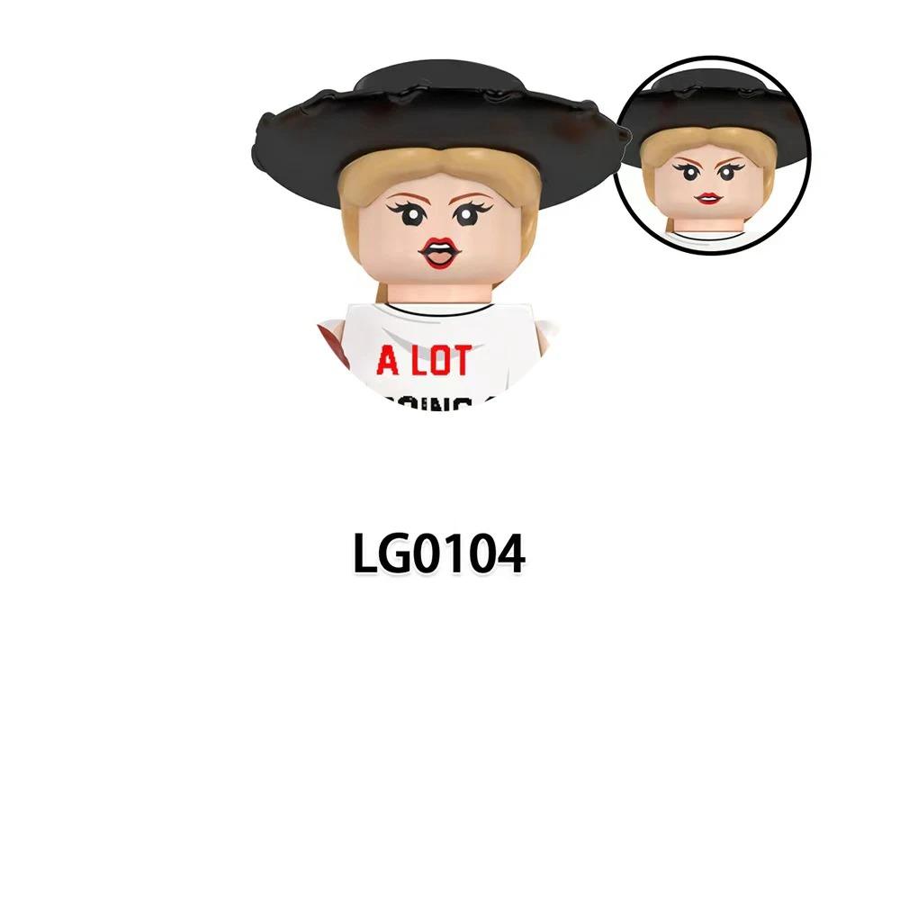 LG1015 Конструктор для девочек Знаменитые сборные кубики Принцесса Мини-куклы Фигурки Экшн Детские Милые Каваий Игрушки для Рождественских подарков