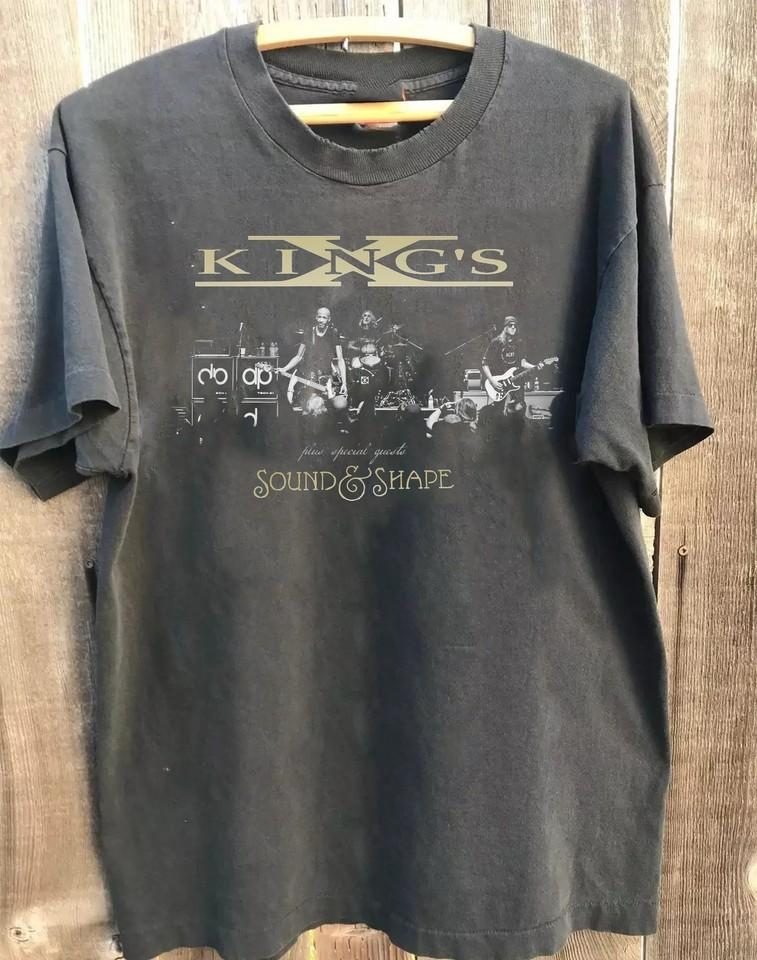 King's X Band Tour Collection Charcoal T-shirt All Size S to 5XL K717