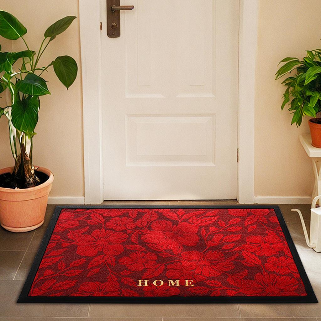 Embroidered Polypropylene Door Mat Entrance Doormat Outdoor Floor Mats Stain-resistant Wear-resistant Dust-removing Anti-slip