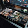 Dynasty Warriors Color Mouse Pad Large Gaming Table Cushion Non-slip Laptop Tablet Big Mousepad XXL Mat Mini PC Playmat With Lock edge