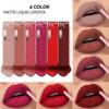 Матовая жидкая губная помада с антипригарным покрытием Long Lasting Velvet Nude Lip Gloss Waterproof Lip Tint Waterproof Makeup, 1 шт.