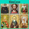 Diamond Icon 5d Embroidery Religion Full Round Drill Diamond Painting Rhinestone Cross Stitch Kit Mosaic Handicrafts Gift