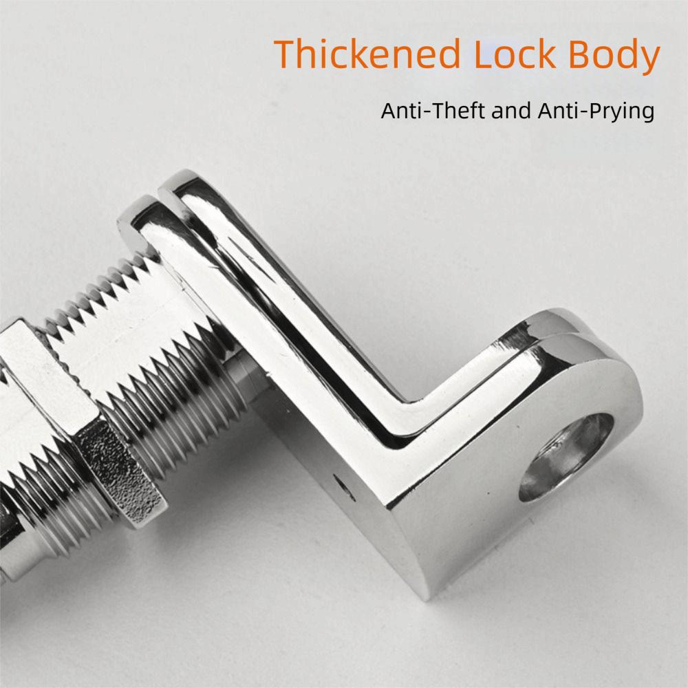 Rotary Tongue Mechanism Cabinet Door Padlock Storage Cabinet Lock For Wooden Doors