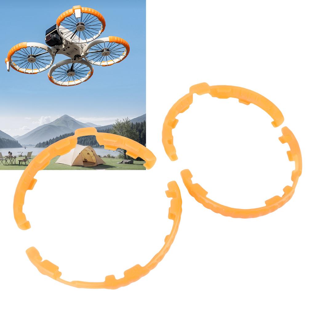 Propeller Bumper Guards for Drone TPU Material Anti Collision Protective Covers Fluorescent Color