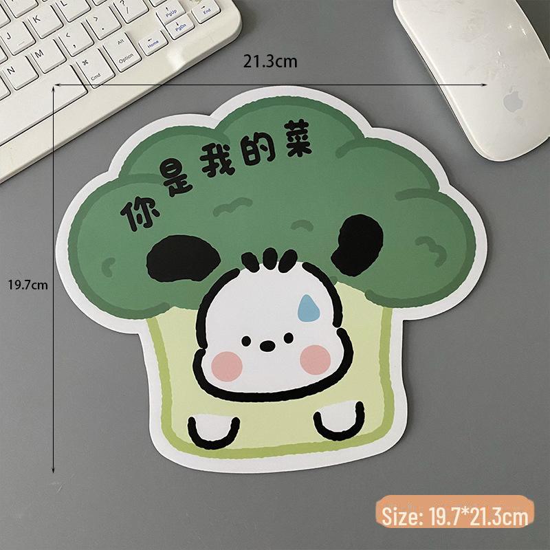 Cartoon Dog Creative Non-Slip Mouse and Keyboard Wrist Pad Set