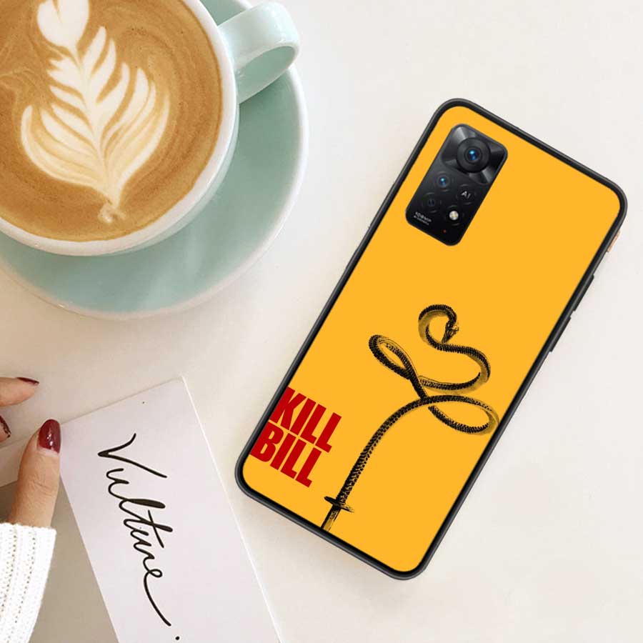 Чехол для телефона Kill Bill для Redmi 13C 14C Note 13 14 Pro 5G Plus 12 12C 10 10A 10C 9 9A 9C 9T 8 8A K70 Pro Xiaomi Чехол Силиконовый Так
