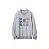 Коллаборация Jw Anderson Осень/Зима 23 Круглый вырез Опущенные плечи Длинный рукав Пуловер Толстовка Мужская толстовка Серый 462934-03