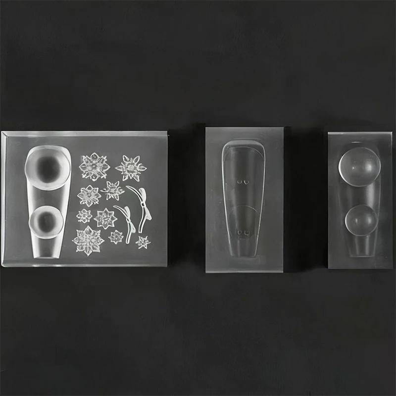 3D Silicone Mold Nail Art Mold Nail Charms Manicure Tool Nail Mold DIY Handicrafts Mould Nail Decoration Salon Supply