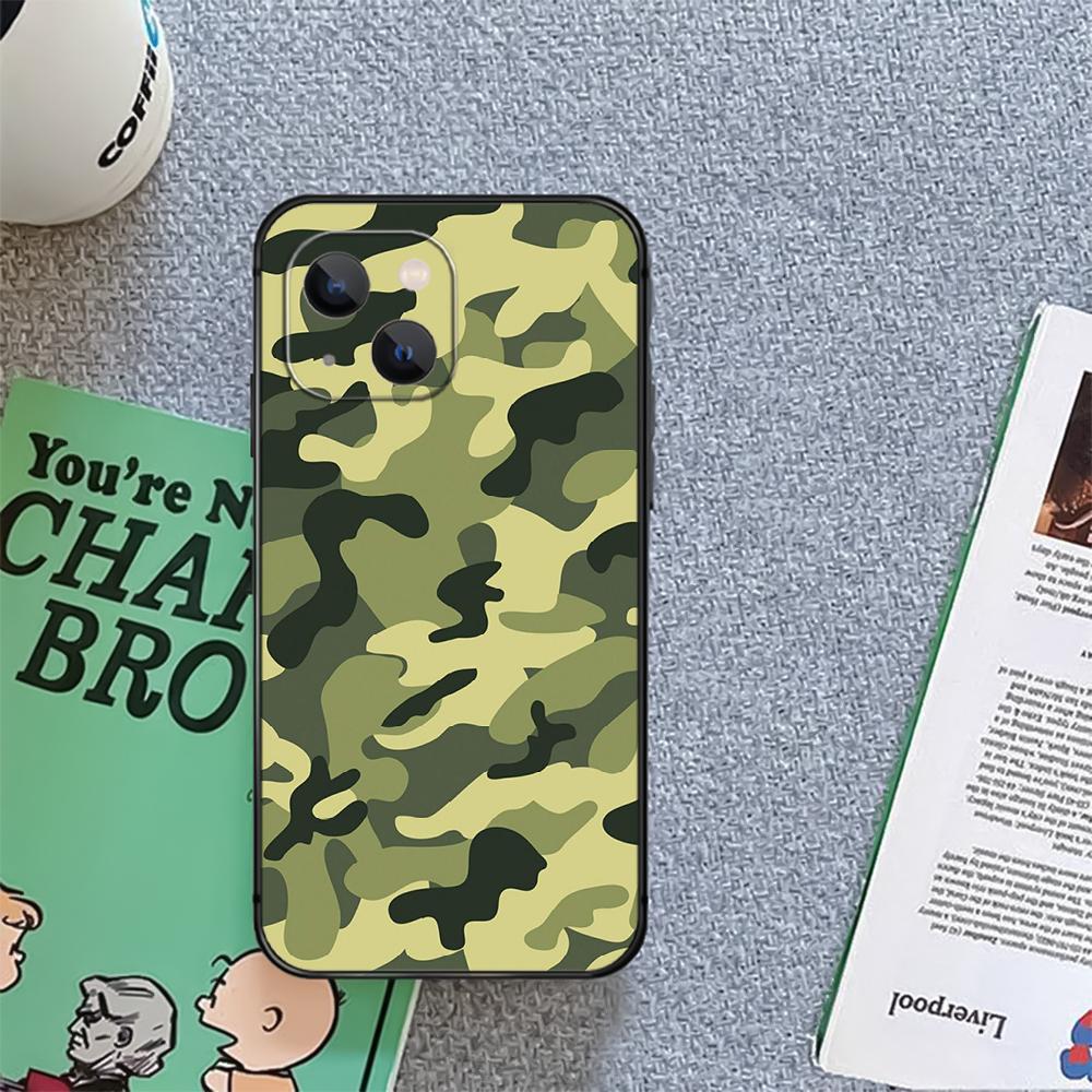 Чехол для телефона Camo Camouflage Army Cover Coque для iPhone Xiaomi Mi Samsung Galaxy Redmi Note AS 11 12 13 14 15 22 23 24 5G Pro Plus Max Fe Ultra