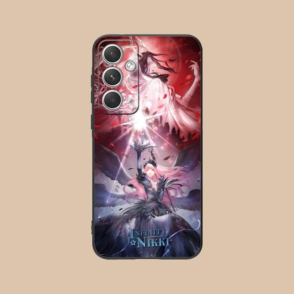 Чехол для смартфона Infinity Nikki для Samsung Galaxy S24 S23 S22 S21 S20 S10 S9 Plus FE Ultra Lite Черный
